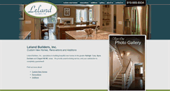 Desktop Screenshot of lelandbuildersinc.com